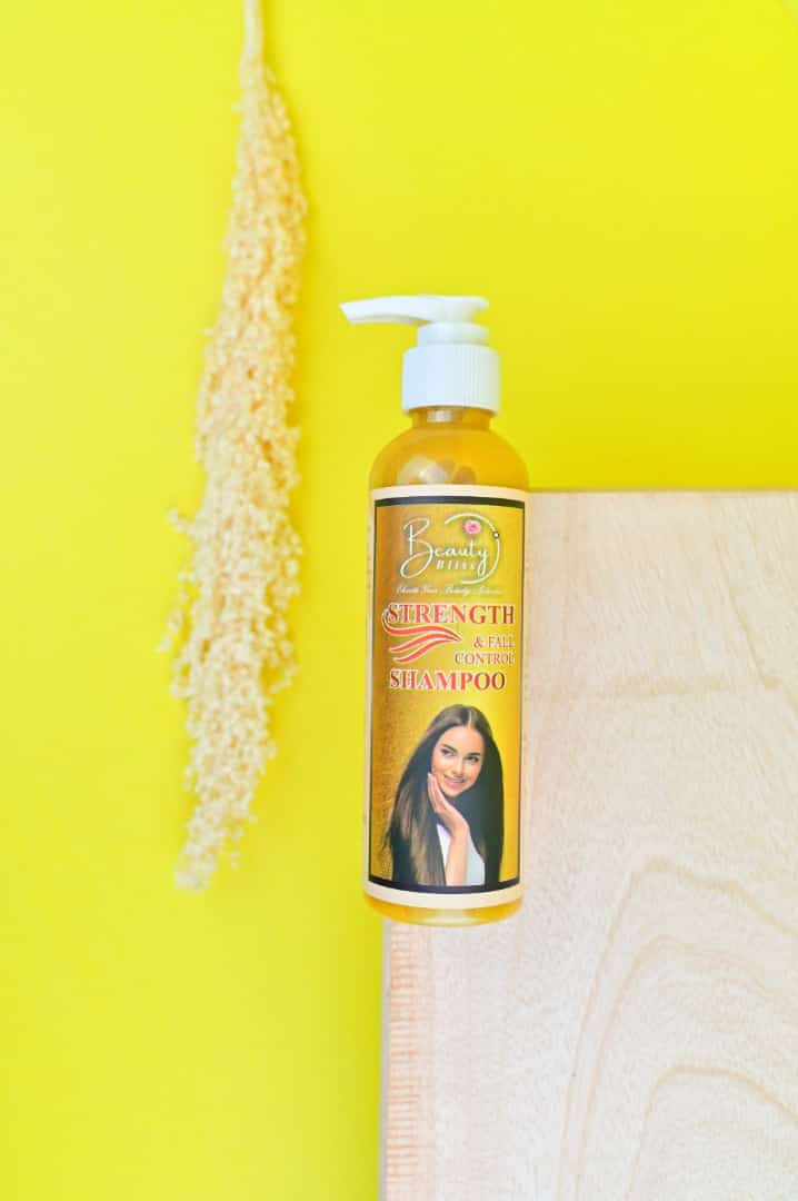 "Strength & Fall Control Shampoo: B5 + Biotin, 95% Less Hair Fall" - Beauty Bliss